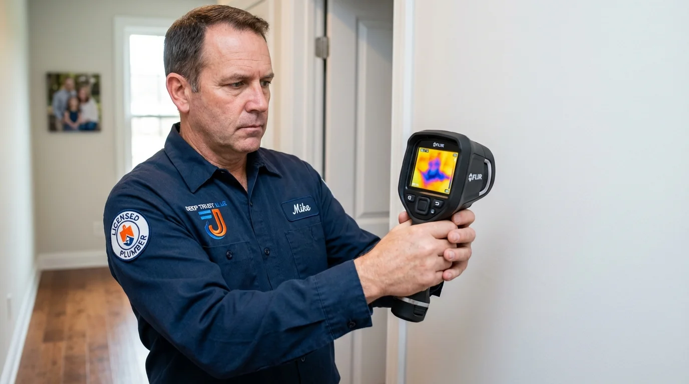 Thermal imaging leak detection by Johns Plumbing LLC in Cole Camp